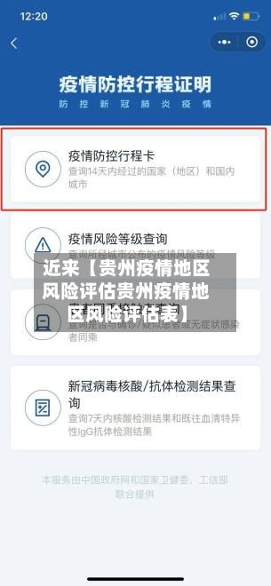 近来【贵州疫情地区风险评估贵州疫情地区风险评估表】-第3张图片