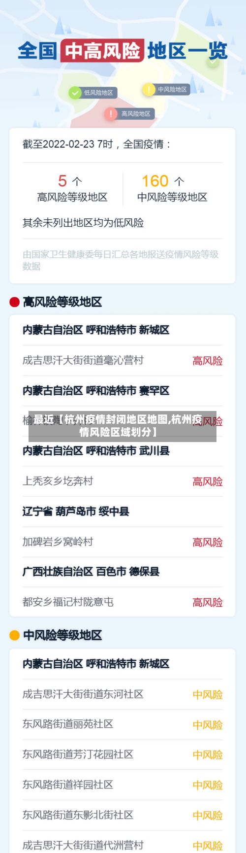 最近【杭州疫情封闭地区地图,杭州疫情风险区域划分】-第3张图片