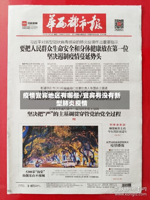 疫情宜宾地区有哪些/宜宾有没有新型肺炎疫情-第2张图片