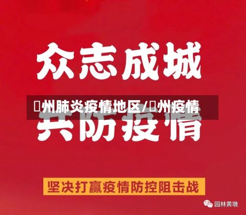 恵州肺炎疫情地区/荊州疫情