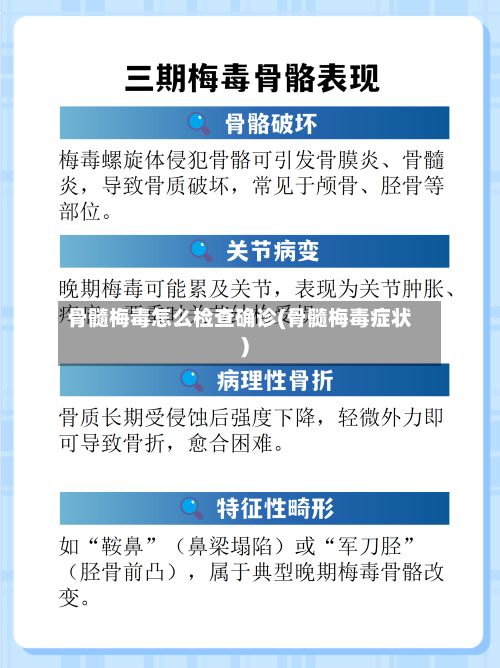骨髓梅毒怎么检查确诊(骨髓梅毒症状)-第3张图片