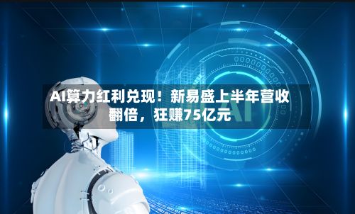 AI算力红利兑现！新易盛上半年营收翻倍	，狂赚75亿元-第3张图片