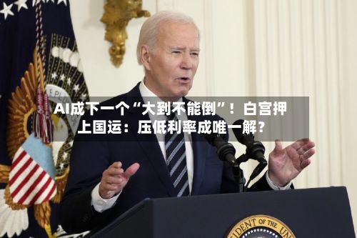AI成下一个“大到不能倒”！白宫押上国运：压低利率成唯一解？-第2张图片